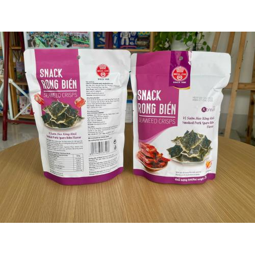 Snack Rong Biển Vị Sườn Heo Xông Khói - Bích Chi